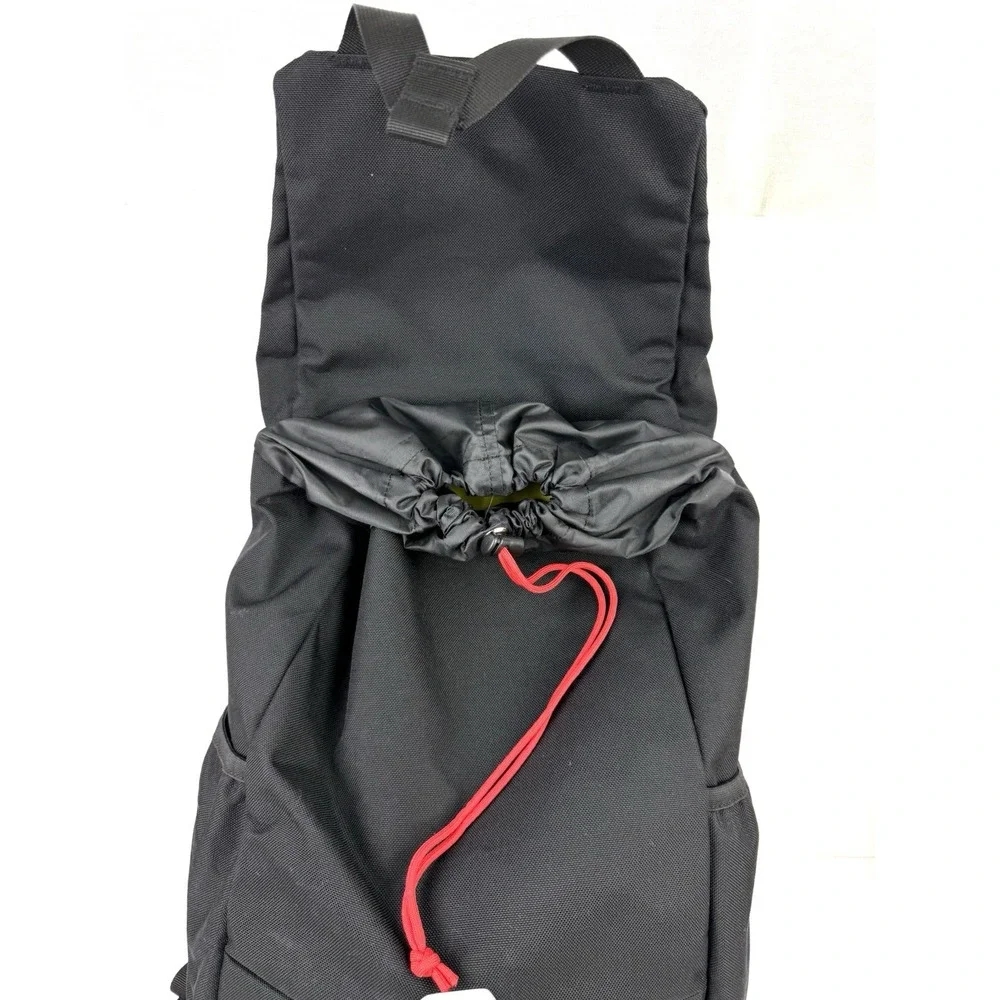 Topo Designs Y Pack Backpack Black Canvas Hiking Travel Rucksack New READ